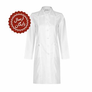 روپوش پزشکی مدل یقه شکاری کد 31100