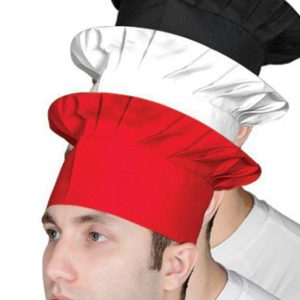 کلاه سرآشپز38202( در رنگ مشکی و قرمز)