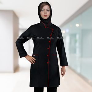 مانتو زنانه مدل الهام پارچه کجراه خضرا کد 35300