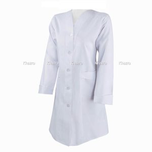 روپوش پزشکی زنانه مدل صدف پارچه کجراه خضرا کد 32400